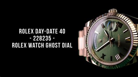 ghost face rolex|whats a Rolex ghost dial.